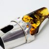 Green Baltic Amber pendant in 925 Silver "Queen" handmade unique PE0200 RRP£275!!!