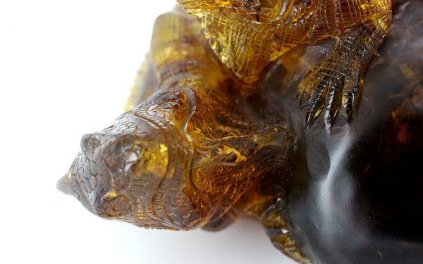 Lizards Mexican Amber Carving Super Quality Collectible Item - OT5228 RRP£9000!!