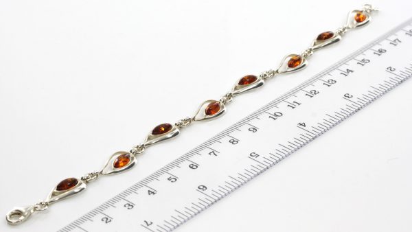 Italian Style German Baltic Amber Elegant Bracelet 925 Sterling Silver BR047 RR120!!!