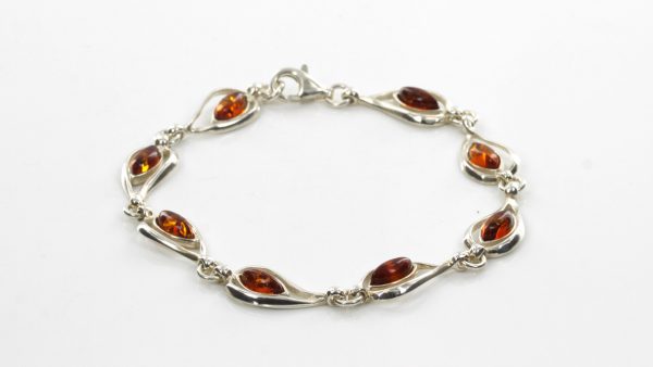 Italian Style German Baltic Amber Elegant Bracelet 925 Sterling Silver BR047 RR120!!!