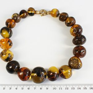 German Rare Unique Green Baltic Amber Beads Necklace adjustable A0047 RRP£1500