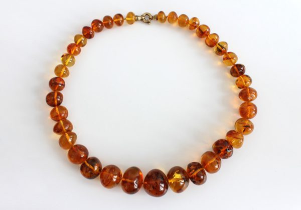 German Baltic Amber Unique Handmade Elegant Beads Large - A0005 RRP£2950!!!