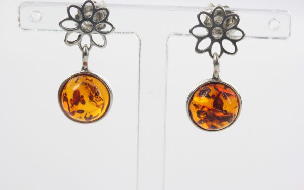 Italian Design German Baltic Amber Handmade Elegant Earrings E0036 RRP£25!!!