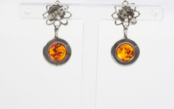 Italian Design German Baltic Amber Handmade Elegant Earrings E0036 RRP£25!!!