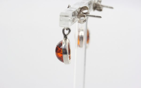 Italian Design German Baltic Amber Handmade Elegant Earrings E0036 RRP£25!!!