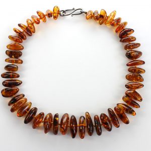 German Baltic Amber Beads Danish design Handmade Unique - A0056 RRP£925!!!