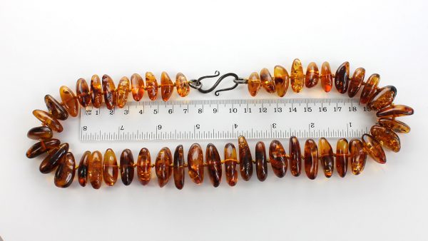 German Baltic Amber Beads Danish design Handmade Unique - A0056 RRP£925!!!