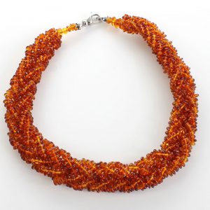 German Natural Baltic Amber UK Handmade Choker / Necklace- A0029 RRP 245!!!