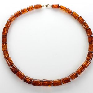 German Baltic Amber Handmade Elegant Natural Beads Necklace - A0039 RRP£495!!!