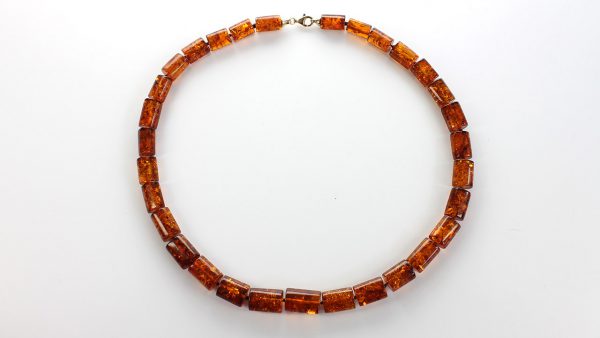 German Baltic Amber Handmade Elegant Natural Beads Necklace - A0039 RRP£495!!!