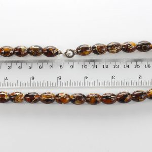 German Baltic Amber Handmade Beads Mosaic Unique Design – A0038 RRP£175!!!