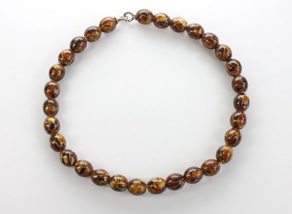 Handmade Genuine Baltic Amber Beads Mosaic Unique design - A0043 RRP£295!!!