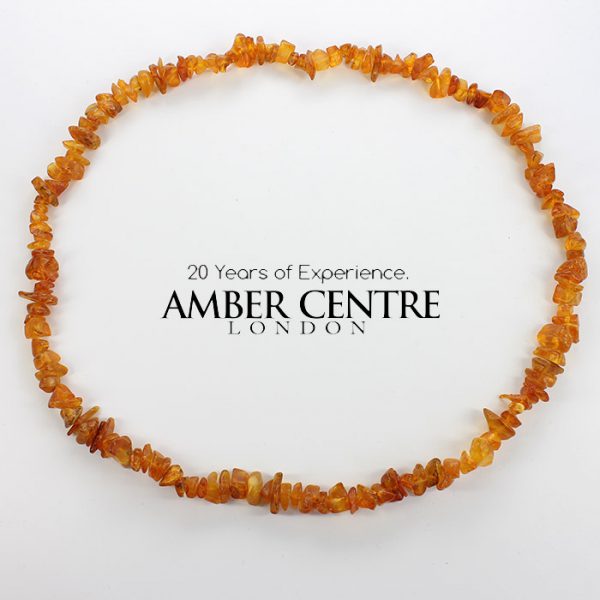 German Baltic Amber Healing 100% Natural Raw Bead Necklace-A0089 RRP£90!!!