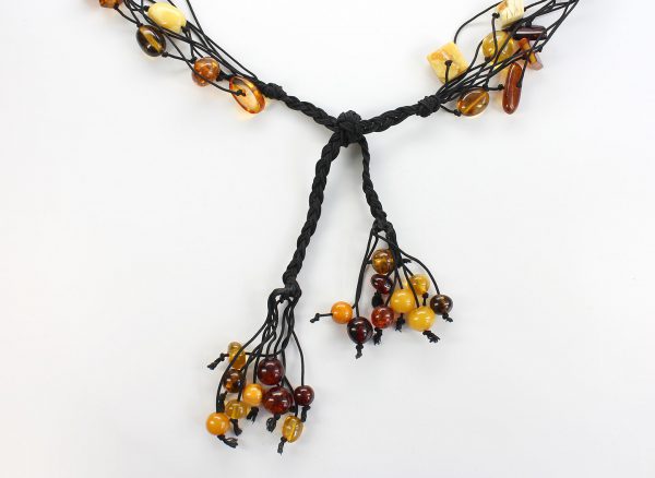 Italian Design Handmade Natural Baltic Amber Designer Necklace-A0085RRP 595!!!