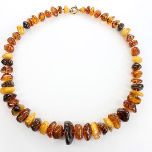 German Baltic Amber Natural Healing Unique Bead Necklace A0086 RRP£1590!!!