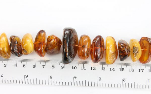 German Baltic Amber Natural Healing Unique Bead Necklace A0086 RRP£1590!!!