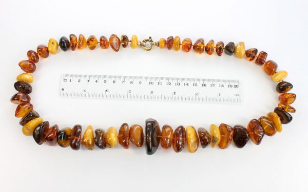 German Baltic Amber Natural Healing Unique Bead Necklace A0086 RRP£1590!!!