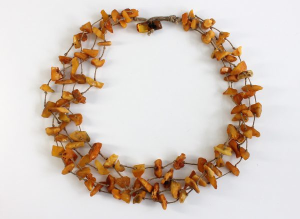 German Butterscotch Healing Natural Raw Baltic Amber Necklace-A0075- RRP 115!!!