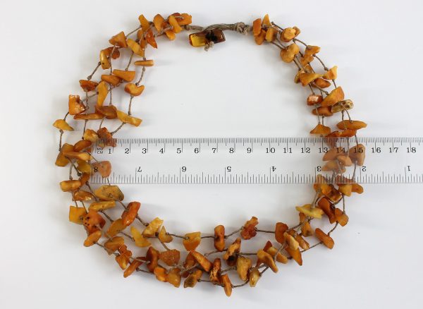 German Butterscotch Healing Natural Raw Baltic Amber Necklace-A0075- RRP 115!!!