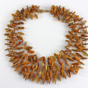 German Butterscotch Unique Natural Baltic Amber Necklace A0077- RRP 275!!!