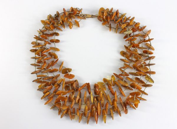 German Butterscotch Unique Natural Baltic Amber Necklace A0077- RRP 275!!!