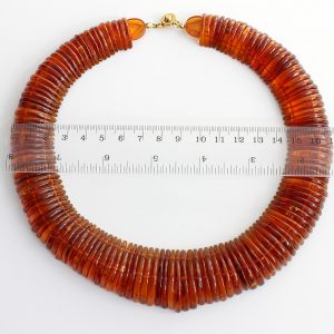 German Handmade Elegant Unique Roman Style Baltic Amber Necklace A0105 RRP£1950!!!