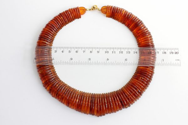 German Handmade Elegant Unique Roman Style Baltic Amber Necklace A0105 RRP£1950!!!