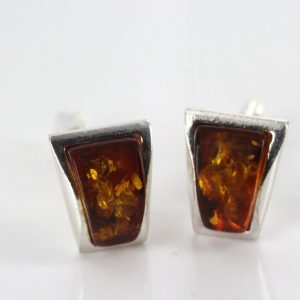 Italian Made Cufflinks With German Baltic Amber In 925 Sterling Silver CF001 RRP£90!!!