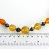 Danish Faceted Handmade ElegantAmber & Sterling Silver Bead Necklace A0094 RRP 799!!!