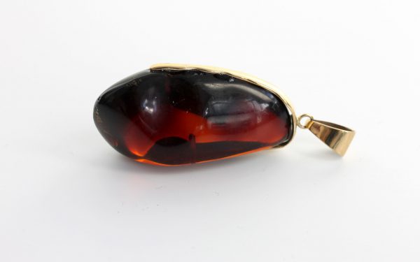 Mexican/Dominican Unique and Rare Amber Pendant in 9ct Gold - GPM007- RRP£625!!!