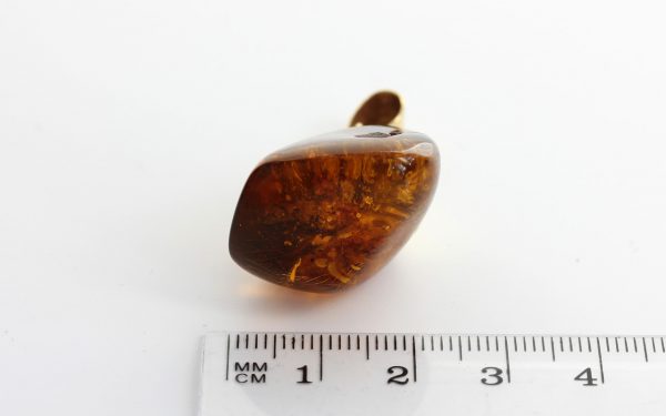 Mexican/Dominican Amber Pendant in 14ct Gold Unique and Rare - GPM015 RRP£625!!!