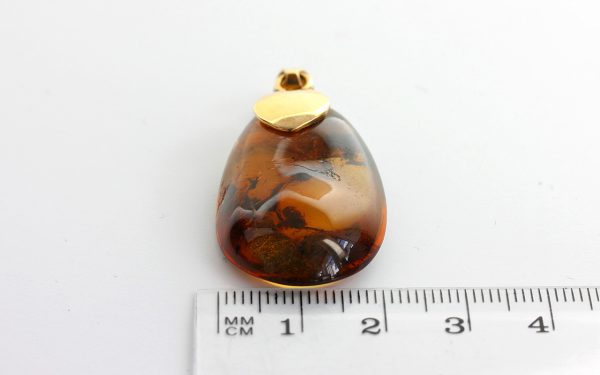 Mexican/Dominican Amber Pendant in 14ct solid Gold Unique and Rare- GPM018 RRP£525!!!