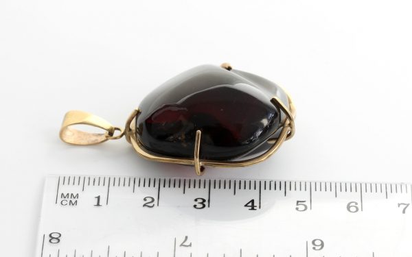 Mexican/Dominican Unique and Rare Amber Pendant in 9ct solid Gold -GPM002- RRP£625!!!