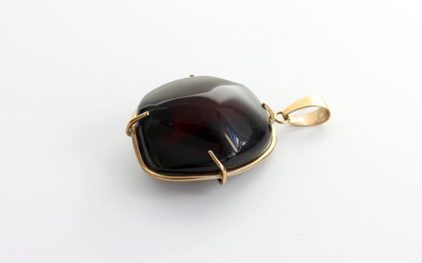 Mexican/Dominican Unique and Rare Amber Pendant in 9ct solid Gold -GPM002- RRP£625!!!