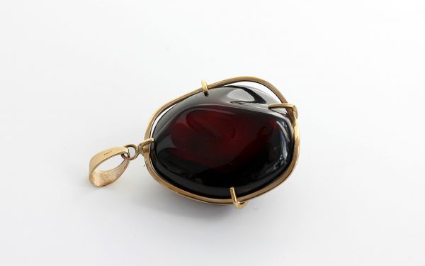 Mexican/Dominican Unique and Rare Amber Pendant in 9ct solid Gold -GPM002- RRP£625!!!