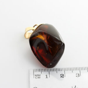 Mexican/Dominican Unique and Rare Amber Pendant in 14ct solid Gold -GPM006-RRP£595!!!