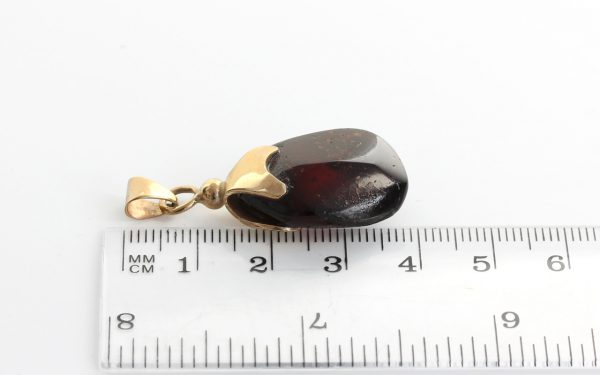 Mexican/Dominican Amber Pendant Unique and Rare in 9ct solid Gold -GPM009 -RRP£325!!!