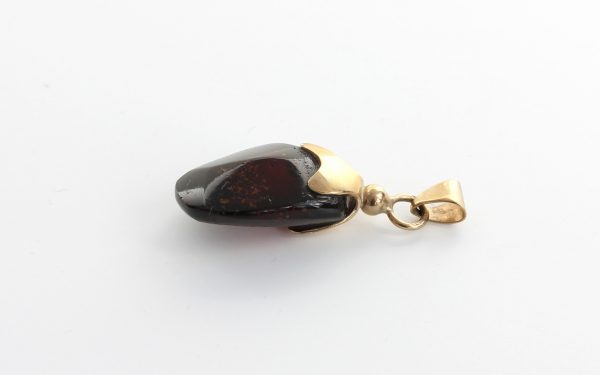 Mexican/Dominican Amber Pendant Unique and Rare in 9ct solid Gold -GPM009 -RRP£325!!!