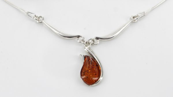 Italian Handmade German Baltic Amber Set 925 Sterling Silver- SET02 RRP£195!!!