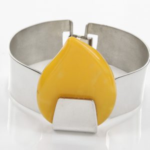 German Baltic Butterscotch Antique Amber Bangle in 925 Solid Sterling SILVER -BAN128 RRP £1000!!!