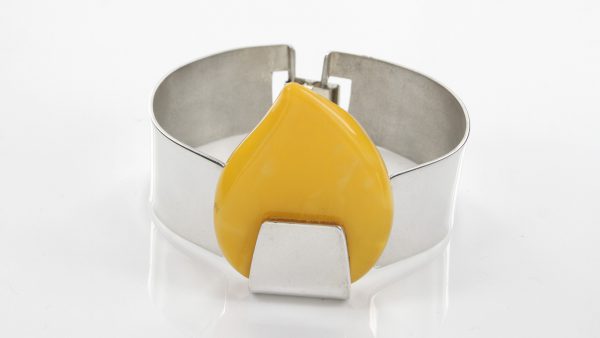 German Baltic Butterscotch Antique Amber Bangle in 925 Solid Sterling SILVER -BAN128 RRP £1000!!!