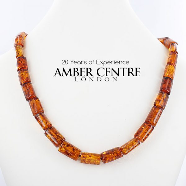 German Baltic Amber Handmade Elegant Natural Beads Necklace - A0040 RRP£395!!!