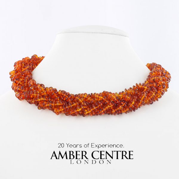 German Natural Baltic Amber UK Handmade Choker / Necklace- A0029 RRP 245!!!