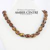 German Baltic Amber Mosaic Unique designer Genuine Beads - A0042 RRP£220!!!