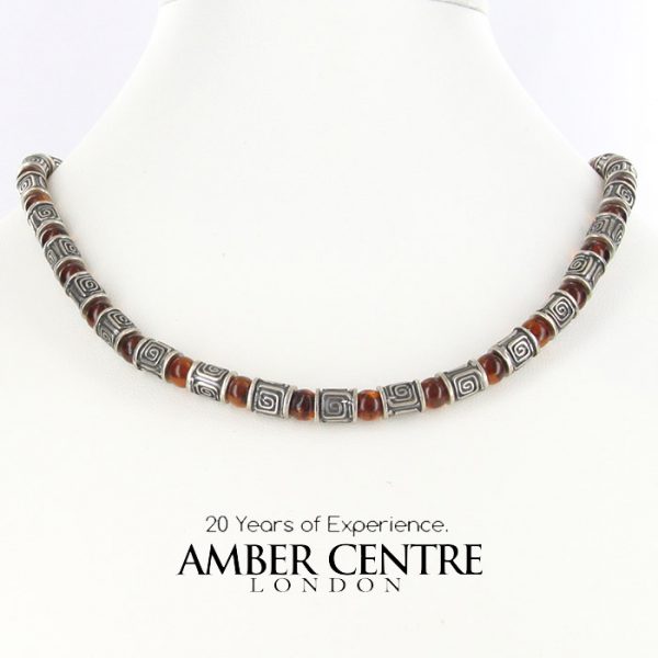 Italian Handmade Natural German Baltic Amber & Silver Set -Set27 RRP£325!!!