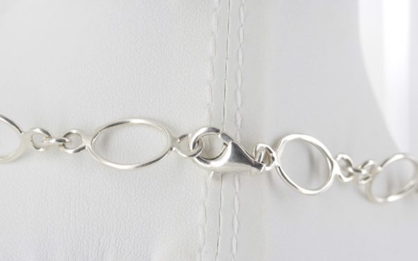 German Baltic Amber Handmade Necklace in 925 Sterling Silver N001 RRP£690!!!