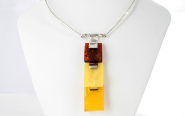 German Handmade Butterscotch Baltic Amber Necklace 925 Silver N004 RRP£695!!!