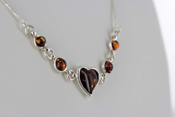 Amber Necklace Handmade German Baltic Amber 925 Silver N032 RRP£85!!!