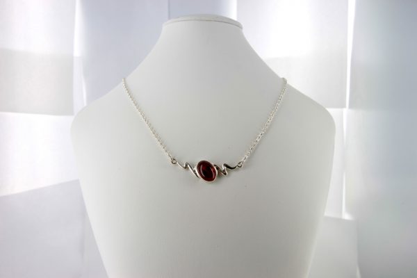 Amber Necklace Handmade Baltic Amber With Silver Chain N034 RRP£65!!!