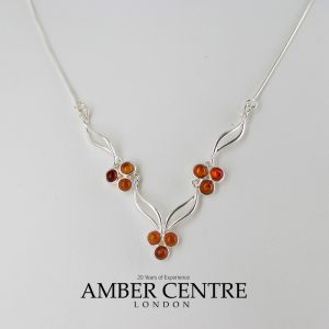 Baltic Amber Necklace Handmade Simple & Modern With Snake Chain N057 RRP£95!!!